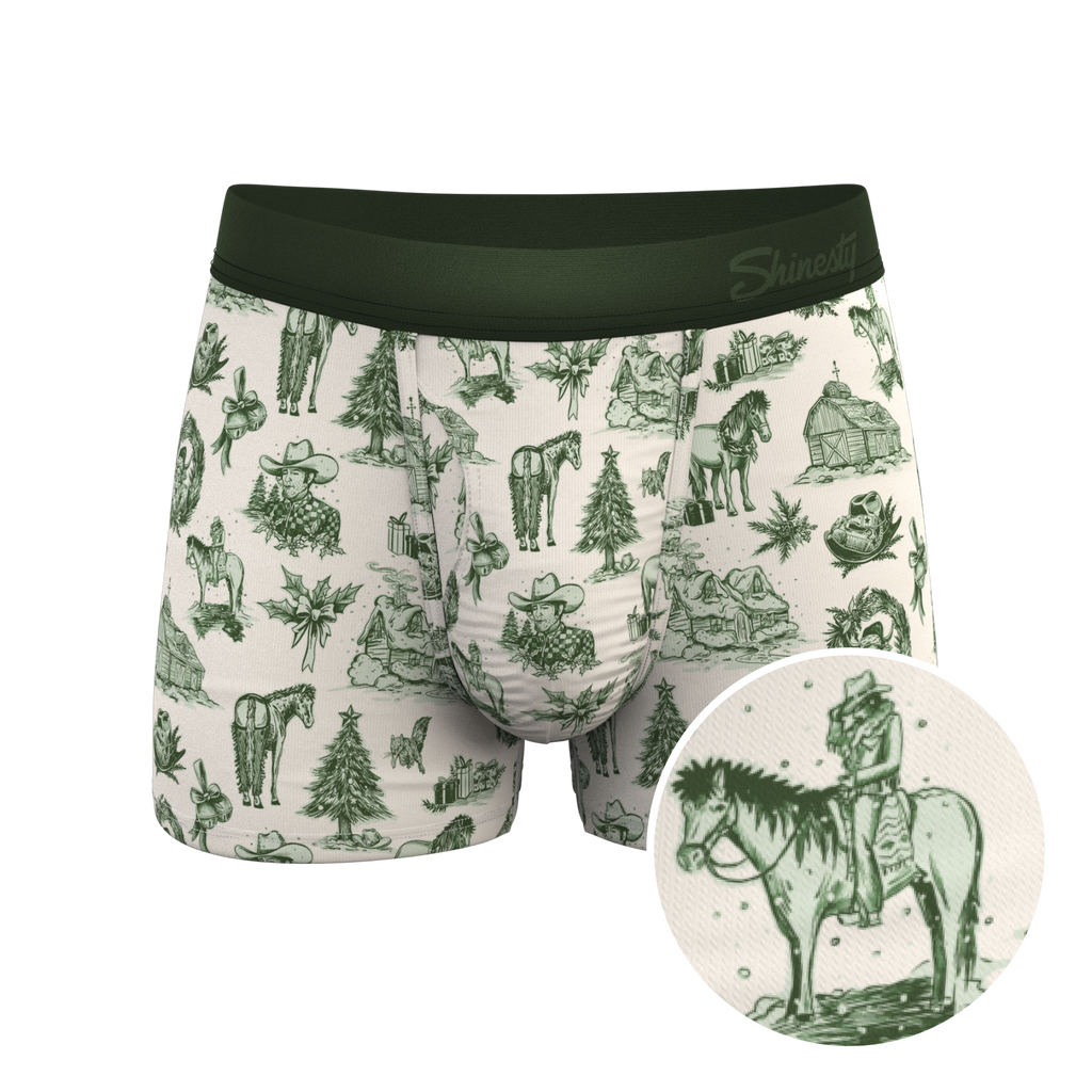 The Western Wonderland | Western Toile Ball Hammock® Pouch Trunks Underwear - Shinesty