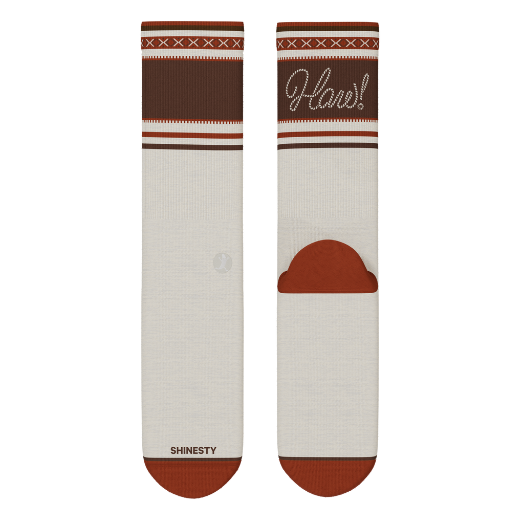 The Yee Haw | Lasso Heel Hammock™ Crew Socks - Shinesty