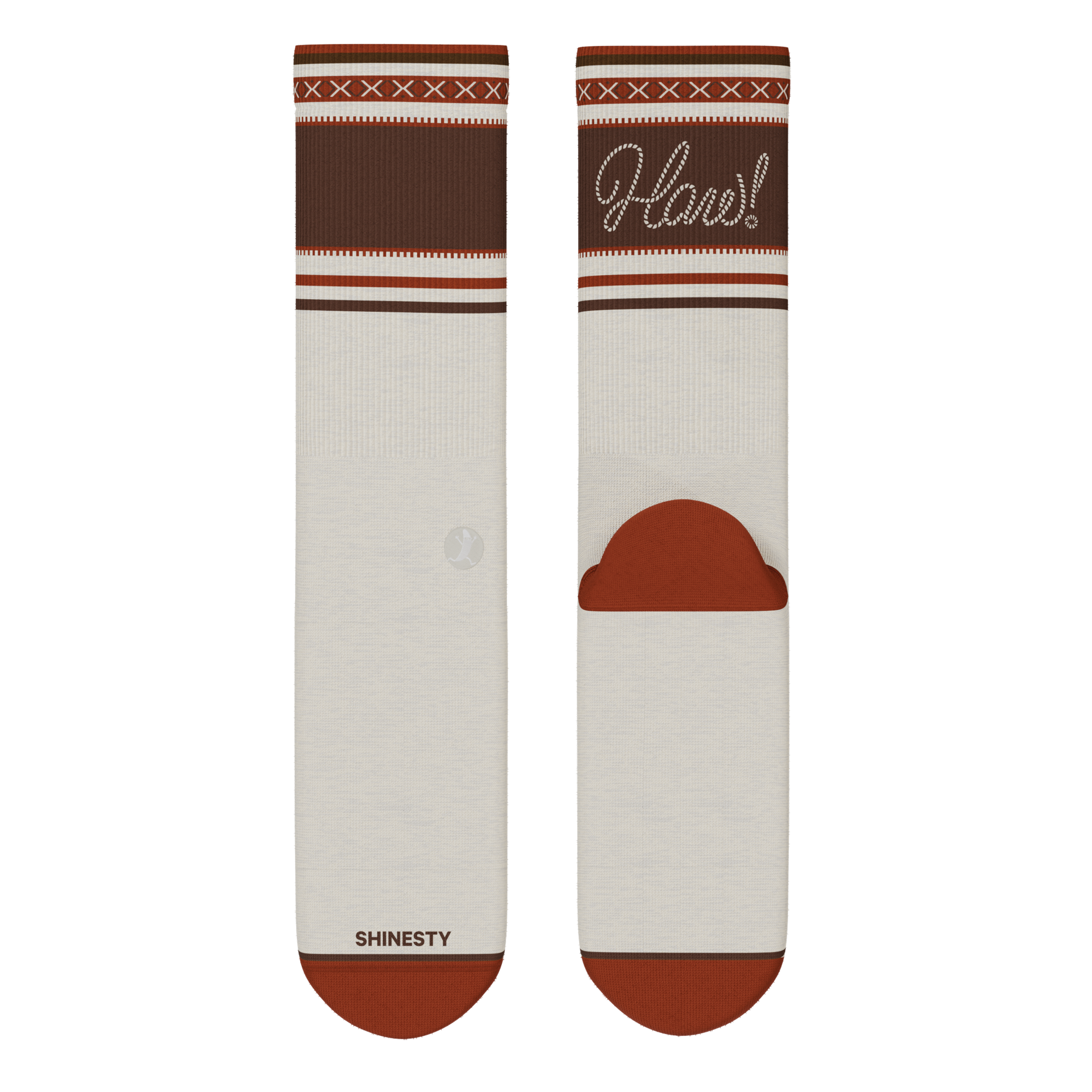 The Yee Haw | Lasso Heel Hammock™ Crew Socks - Shinesty