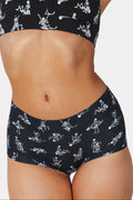 The Bare Back Bones | Halloween Skeletons Women’s Seamless Boyshort - Shinesty