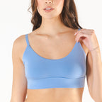 The Clear Skies | Sky Blue Boob Hammock™ Scoop Bralette - Shinesty