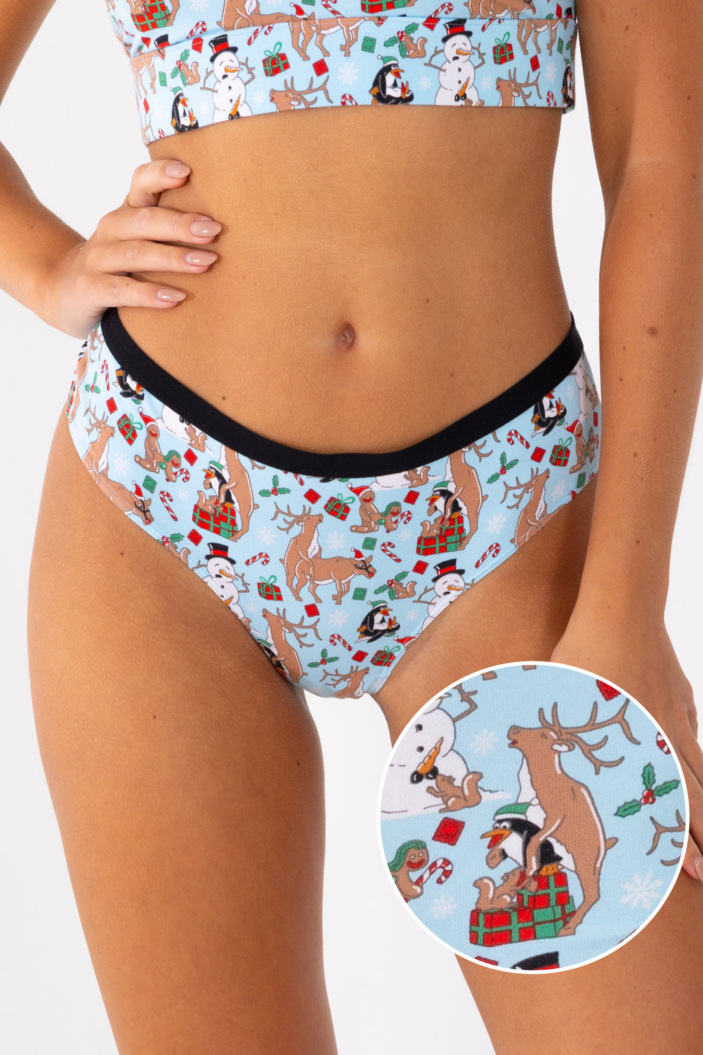 The Christmas Key Party | Christmas Characters Cheeky Underwear - Shinesty