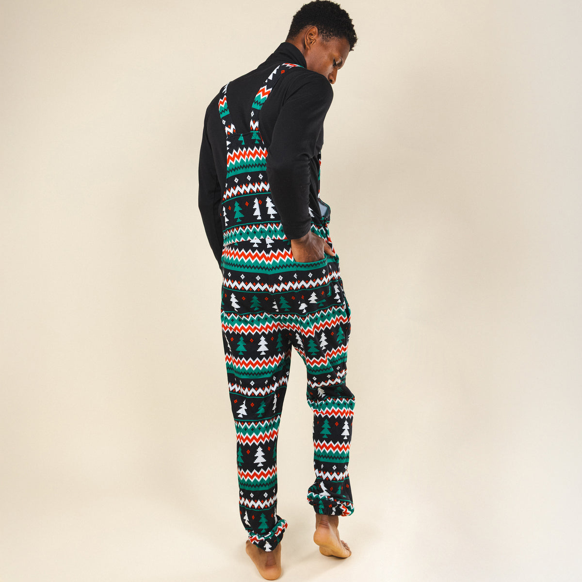 The Classic Caroler | Holiday Fair Isle Pajamaralls® - Shinesty