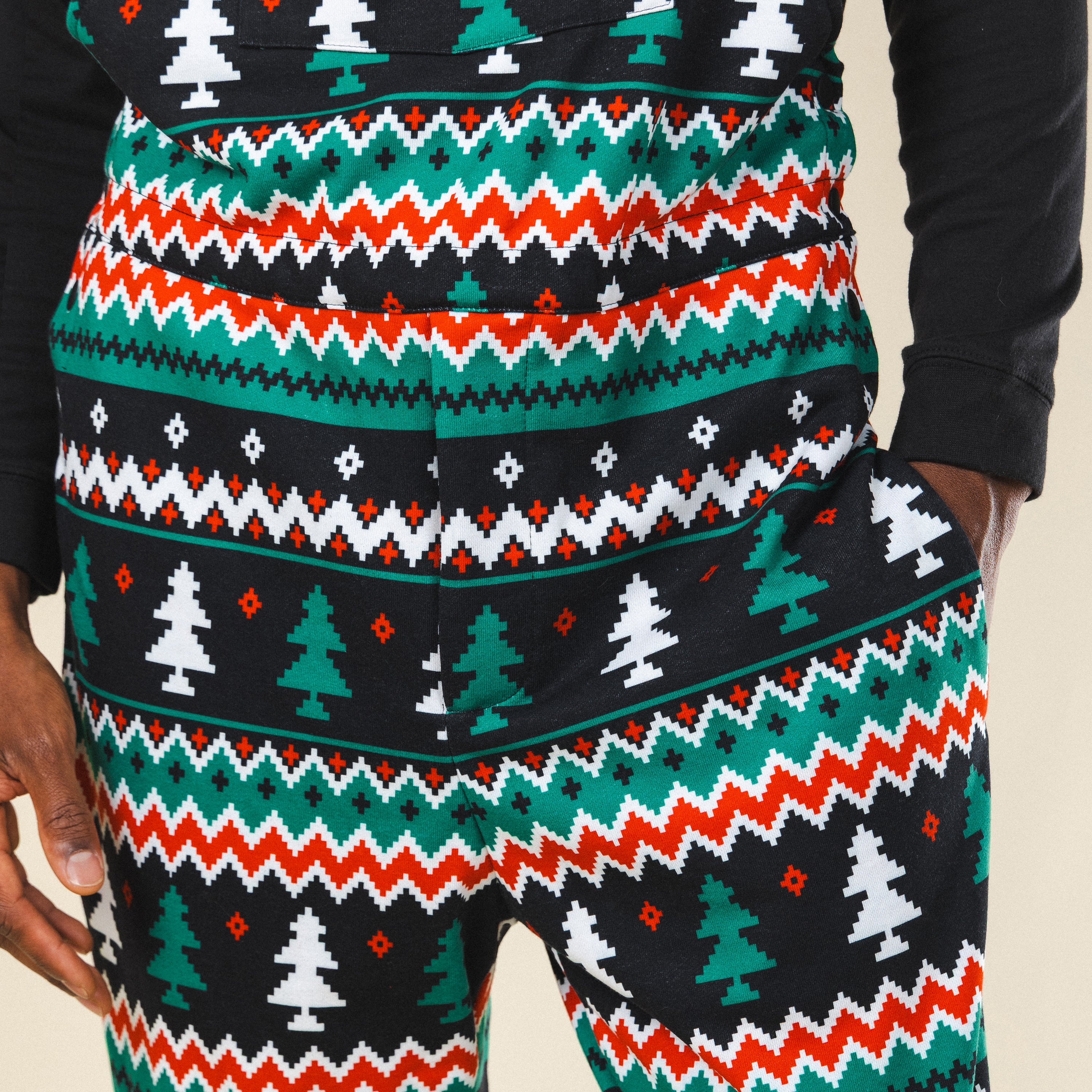 The Classic Caroler | Holiday Fair Isle Pajamaralls® - Shinesty