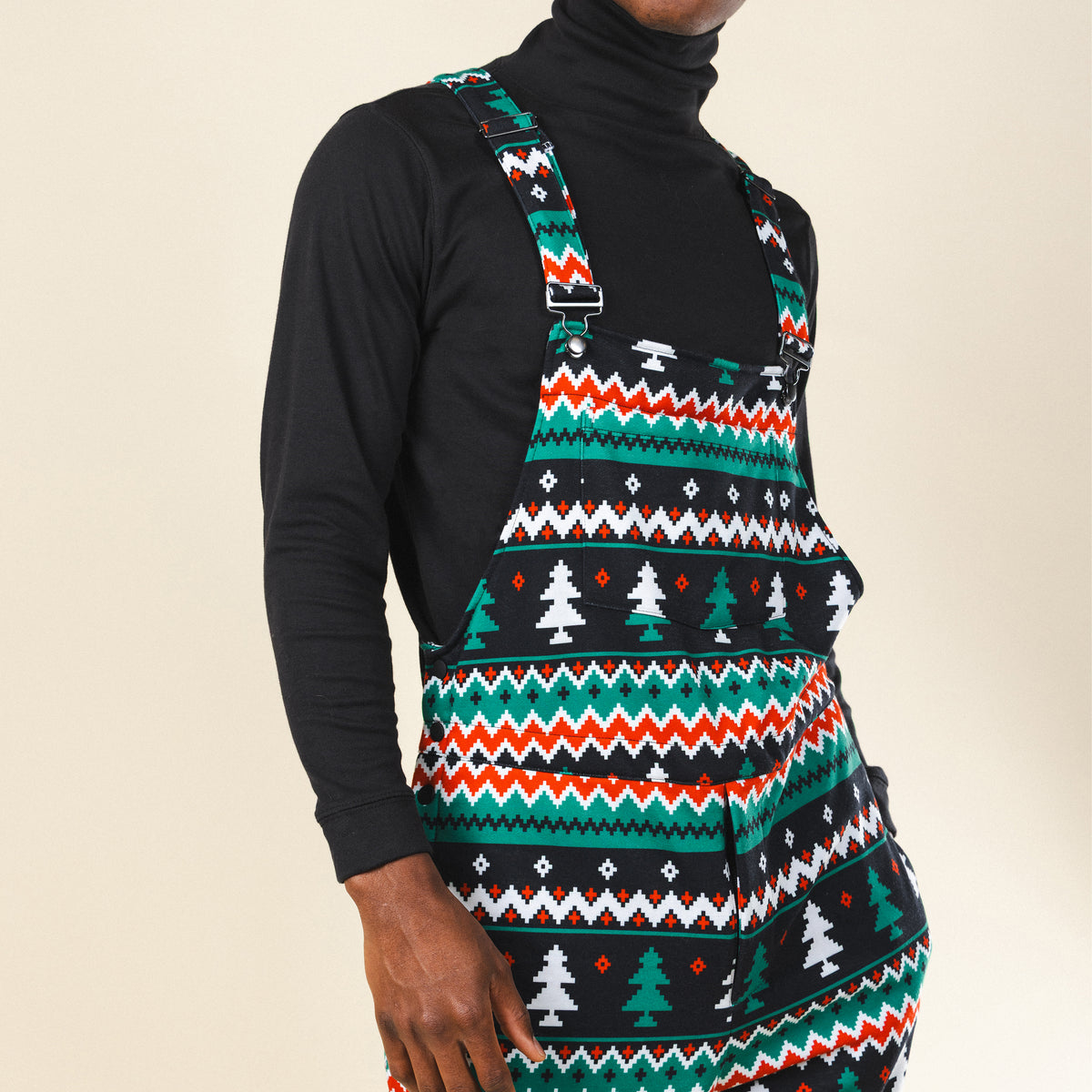 The Classic Caroler | Holiday Fair Isle Pajamaralls® - Shinesty