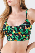 The Garden Of Breedin | Flower Print Boob Hammock™ Scoop Bralette - Shinesty