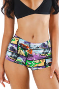 The Gas Pedal | Pop Art Modal Boyshort Underwear - Shinesty