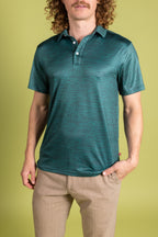 The Green Tea | Golf Holes Topography Men’s Polo - Shinesty