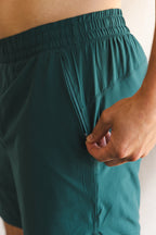 The Green Way | Green Deck Stripe Ball Hammock® 9 Inch Athletic Shorts - Shinesty