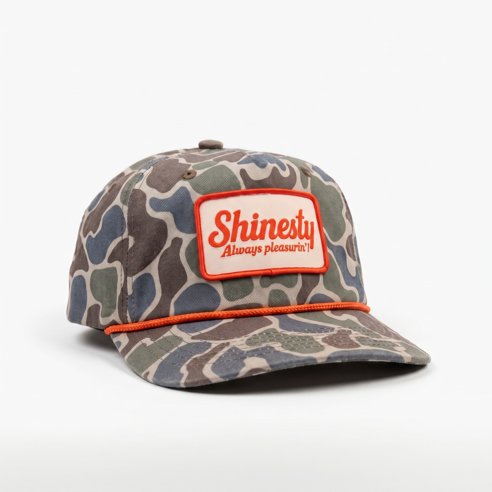 The Always Pleasurin' - Camo | Shinesty Camo 5 Panel Canvas Hat - Shinesty