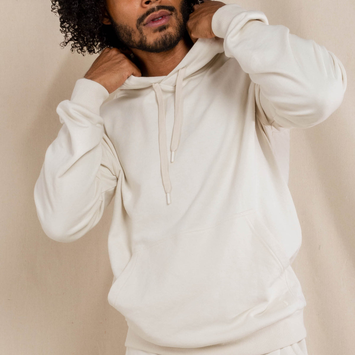 The Cream Of The Crop | Oatmeal Goldilocks™ Men’s Lounge Hoodie - Shinesty
