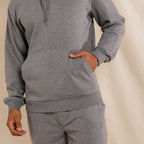 The Seattle Skyline | Grey Goldilocks™ Men’s Lounge Hoodie - Shinesty