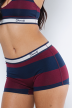 The Pitch | Rugby Stripe Boyshort Underwear with Waistband - Shinesty