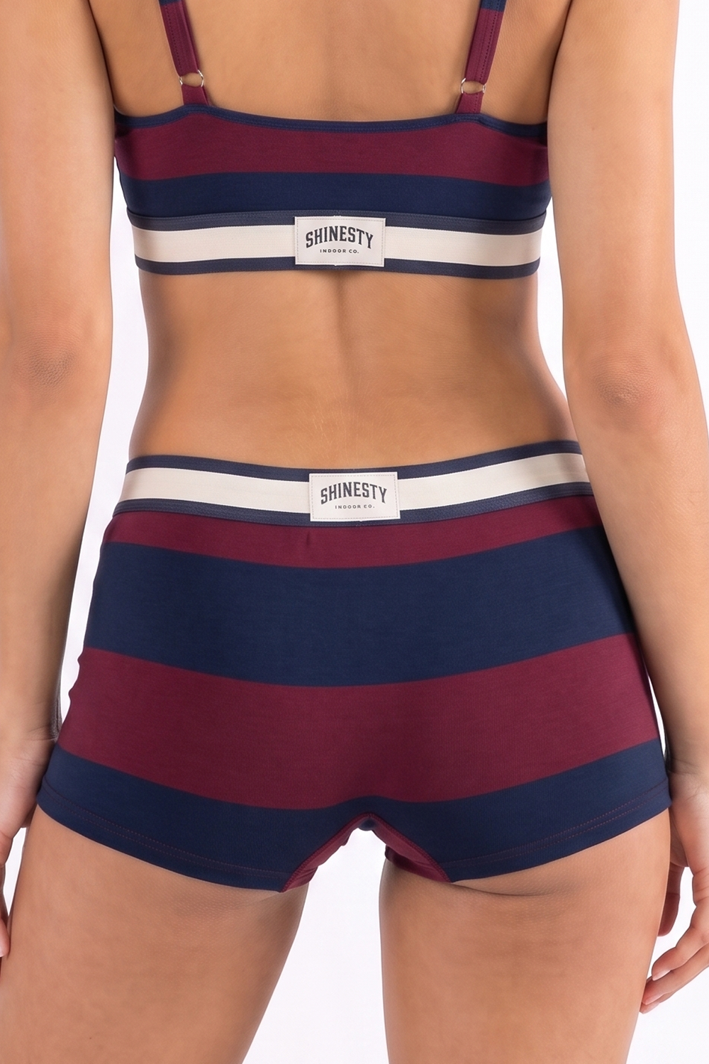 The Pitch | Rugby Stripe Boyshort Underwear with Waistband - Shinesty