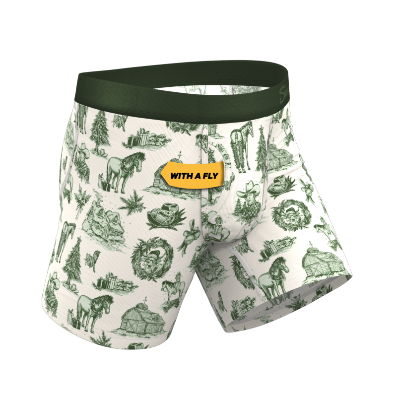 The Xmas Cheer | Ball Hammock® Pouch Boxer Briefs with Fly 3 Pack - Shinesty