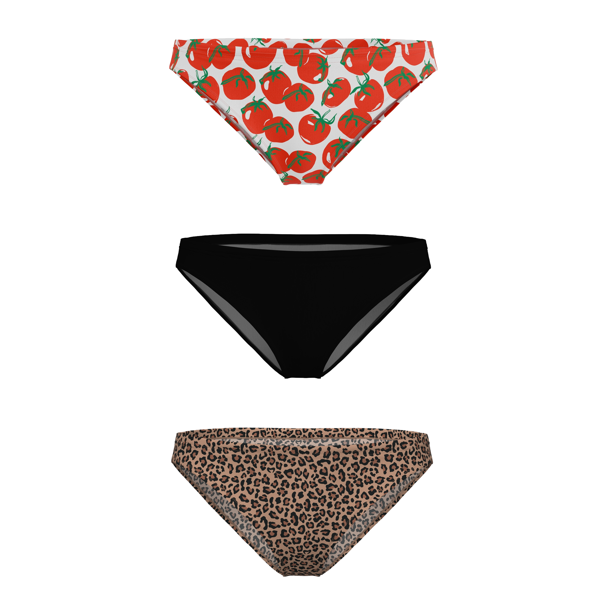 The For the Girls | Bikini Underwear 3 Pack - Shinesty
