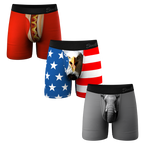 The Apex Mix | Ball Hammock® Pouch Boxer Briefs with Fly 3 Pack - Shinesty