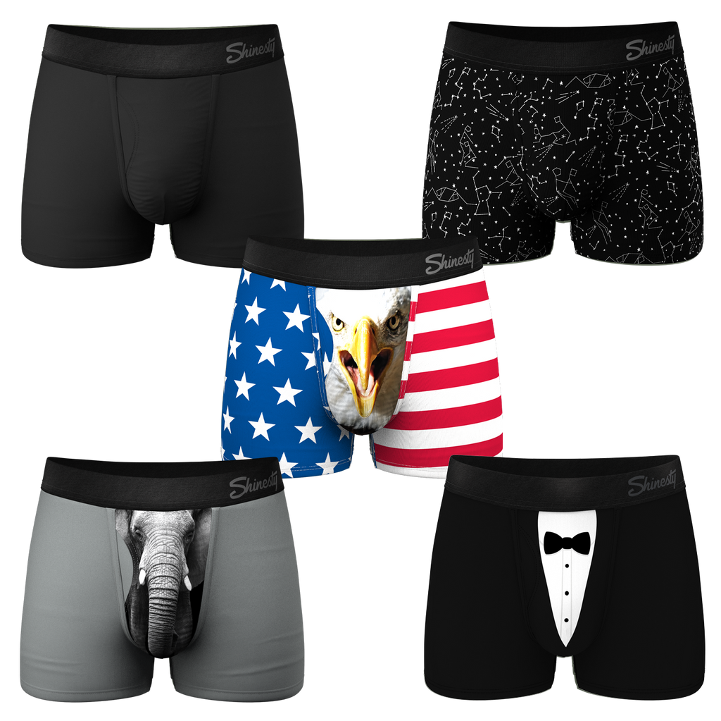 The Ultra Cores Mix | Ball Hammock® Pouch Trunks Underwear 5 Pack - Shinesty
