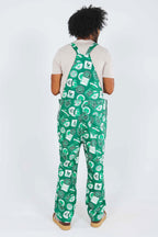The Irish Pub | Green Irish Coasters Unisex Overalls - Shinesty