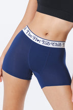 The Jet Set | Hot Tub Club Navy Women’s Boxers - Shinesty