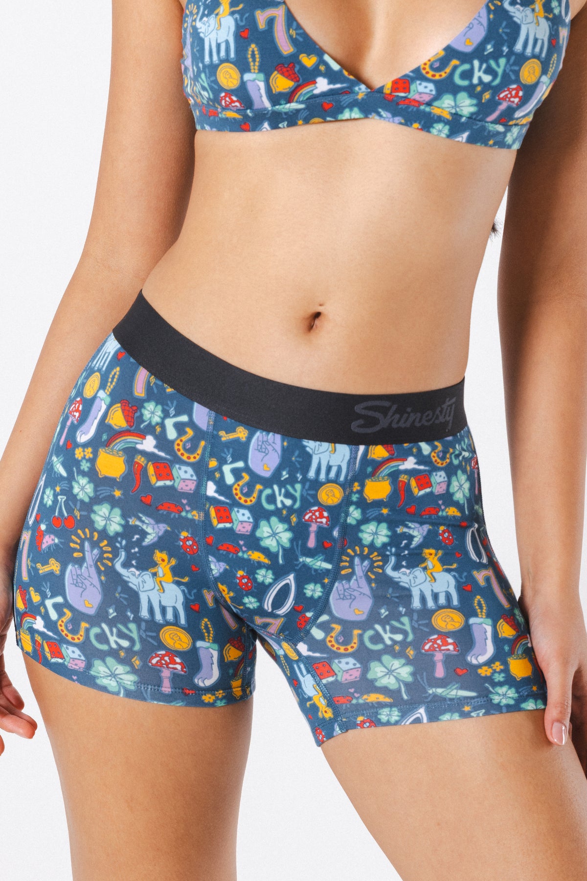 The Lucky Duck | Lucky Symbols Women’s Boxers - Shinesty