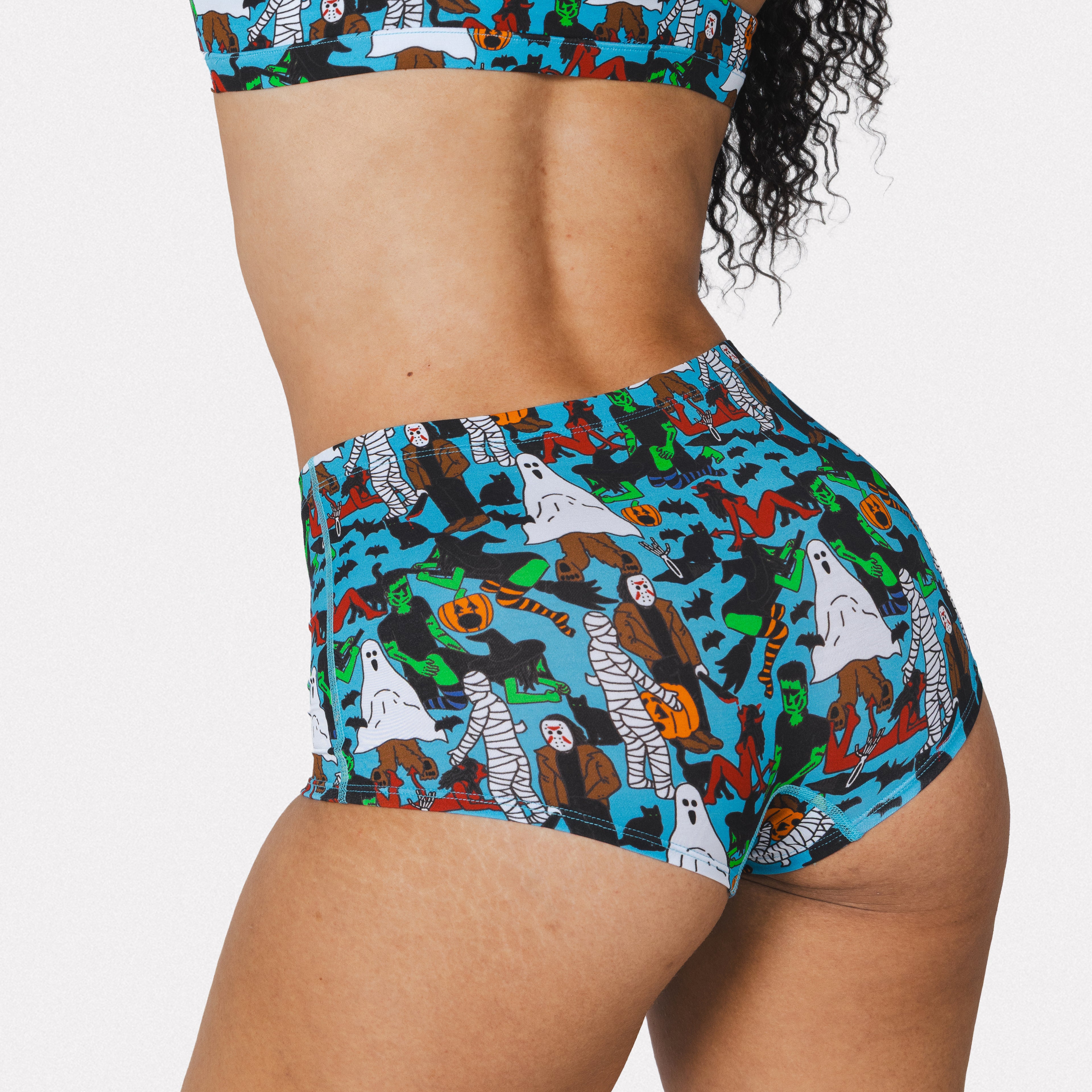 The Monster Smash | Halloween Character Modal Boyshort Underwear - Shinesty