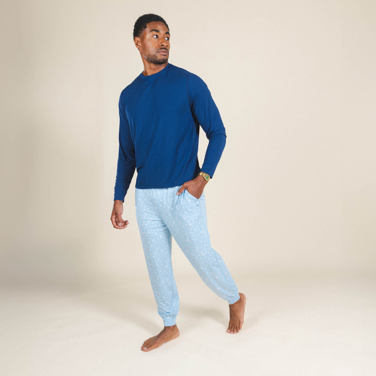 The Flurry Up | Snowflakes SleepDeep™ Men’s Pajama Joggers - Shinesty