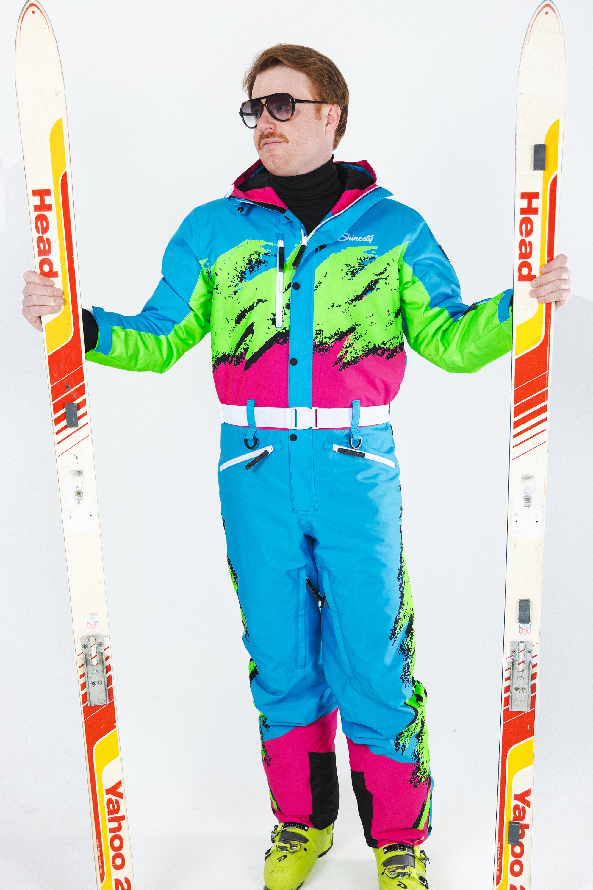 Ski Onesie | Neon Spray – Shinesty