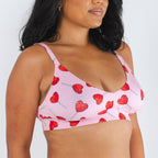 The Suckered In | Heart Lollipop Boob Hammock™ Plunge Bralette - Shinesty