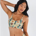The Mirage | Western Cactus Boob Hammock™ Scoop Bralette - Shinesty