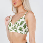 The Western Wonderland | Western Toile Boob Hammock™ Plunge Bralette - Shinesty
