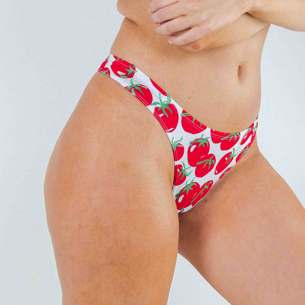The Roma | Tomato MicroModal Thong - Shinesty