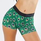 The Fancy Feather | Peacock Women's Boxers - Shinesty