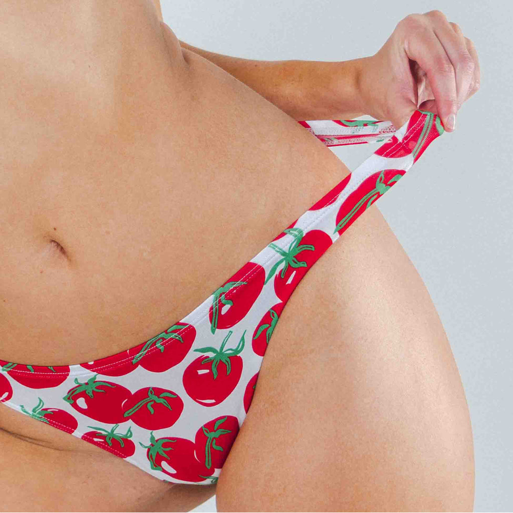 The Roma | Tomato MicroModal Thong - Shinesty