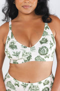 The Western Wonderland | Western Toile Boob Hammock™ Plunge Bralette - Shinesty