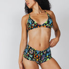 The Super Shroom | Neon Mushrooms Women’s Seamless Boyshort - Shinesty