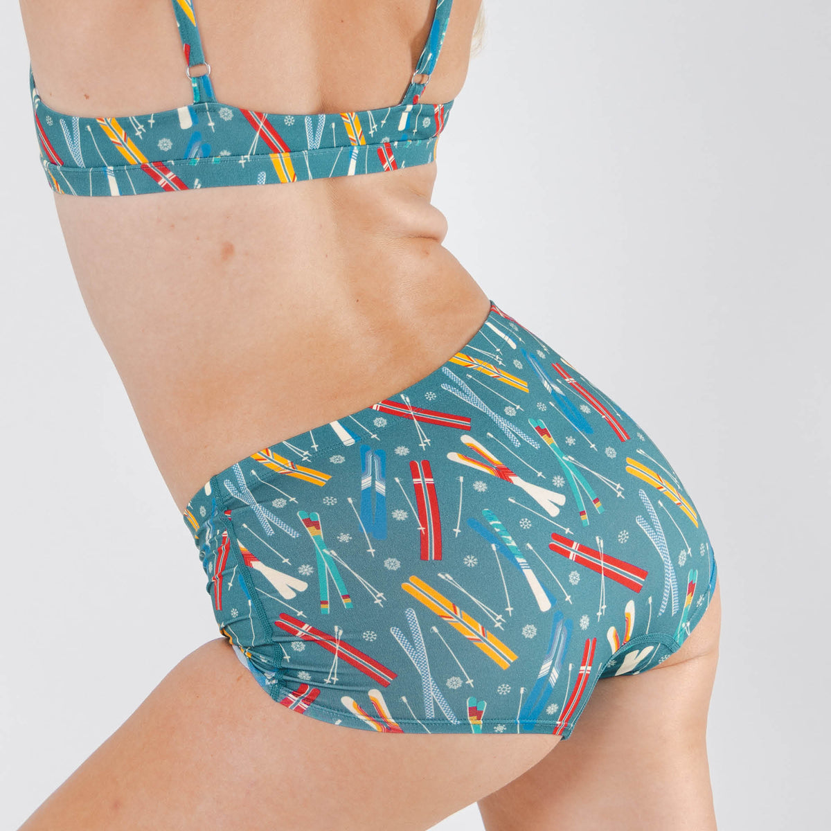 The Ski In Ski Out | Retro Ski Modal Boyshort Underwear - Shinesty