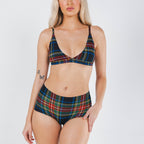 The Cappuccino | Holiday Tartan Plaid Women’s Seamless Boyshort - Shinesty