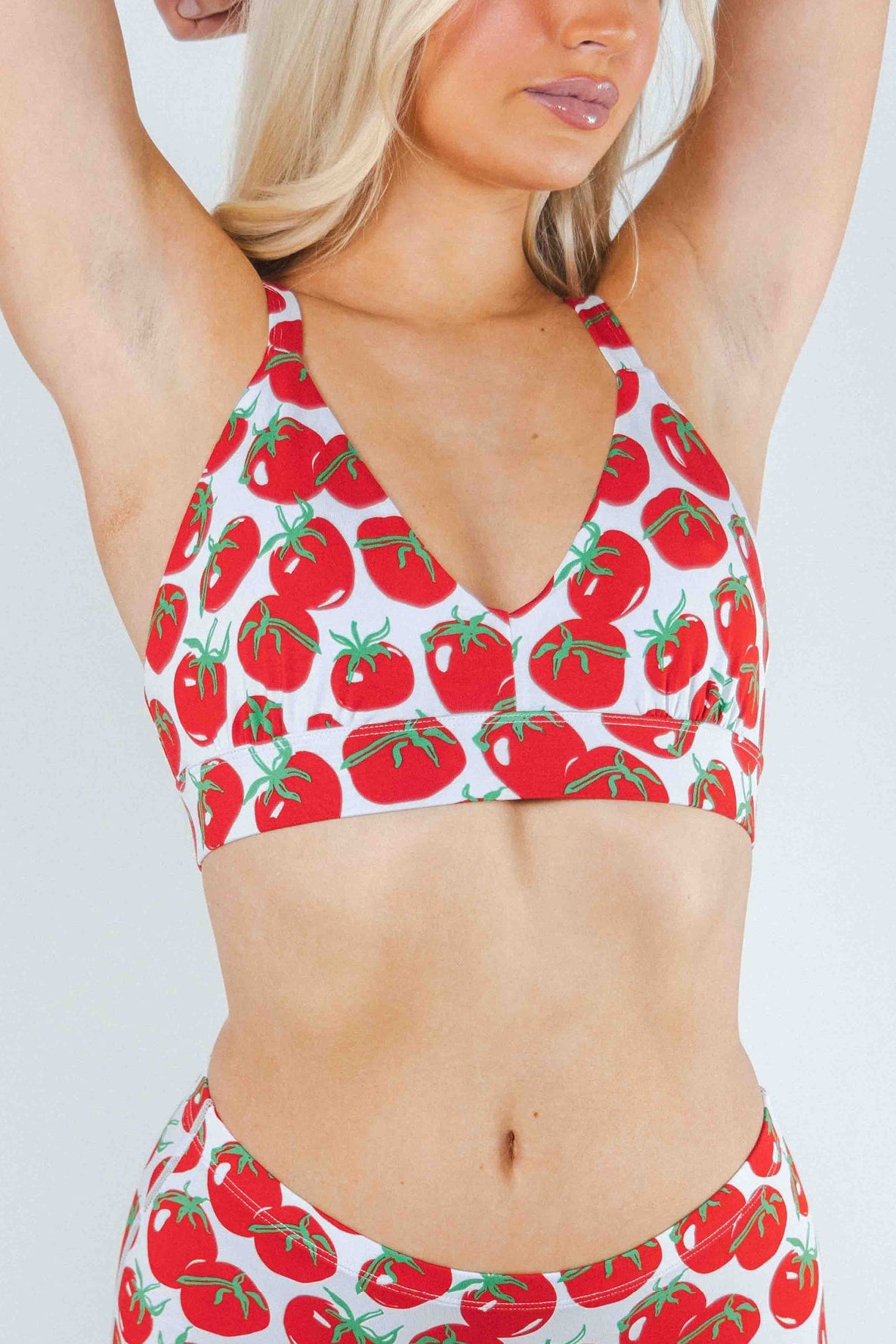 The Roma | Tomato Boob Hammock™ Plunge Bralette - Shinesty