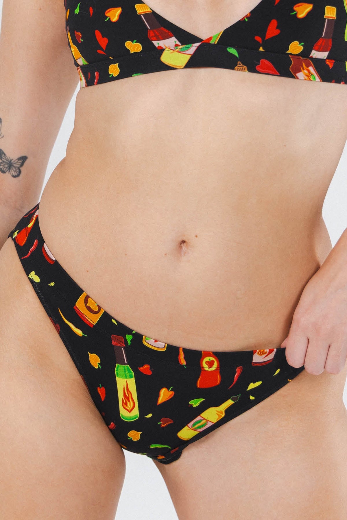 The Gotcha Sriracha | Hot Sauce Modal Bikini Underwear - Shinesty