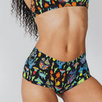 The Super Shroom | Neon Mushrooms Women’s Seamless Boyshort - Shinesty