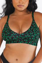 The Kiss Me There | Mistletoe Boob Hammock™ Plunge Bralette - Shinesty
