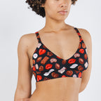 The Bonbons | Naughty Chocolate Boob Hammock™ Plunge Bralette - Shinesty