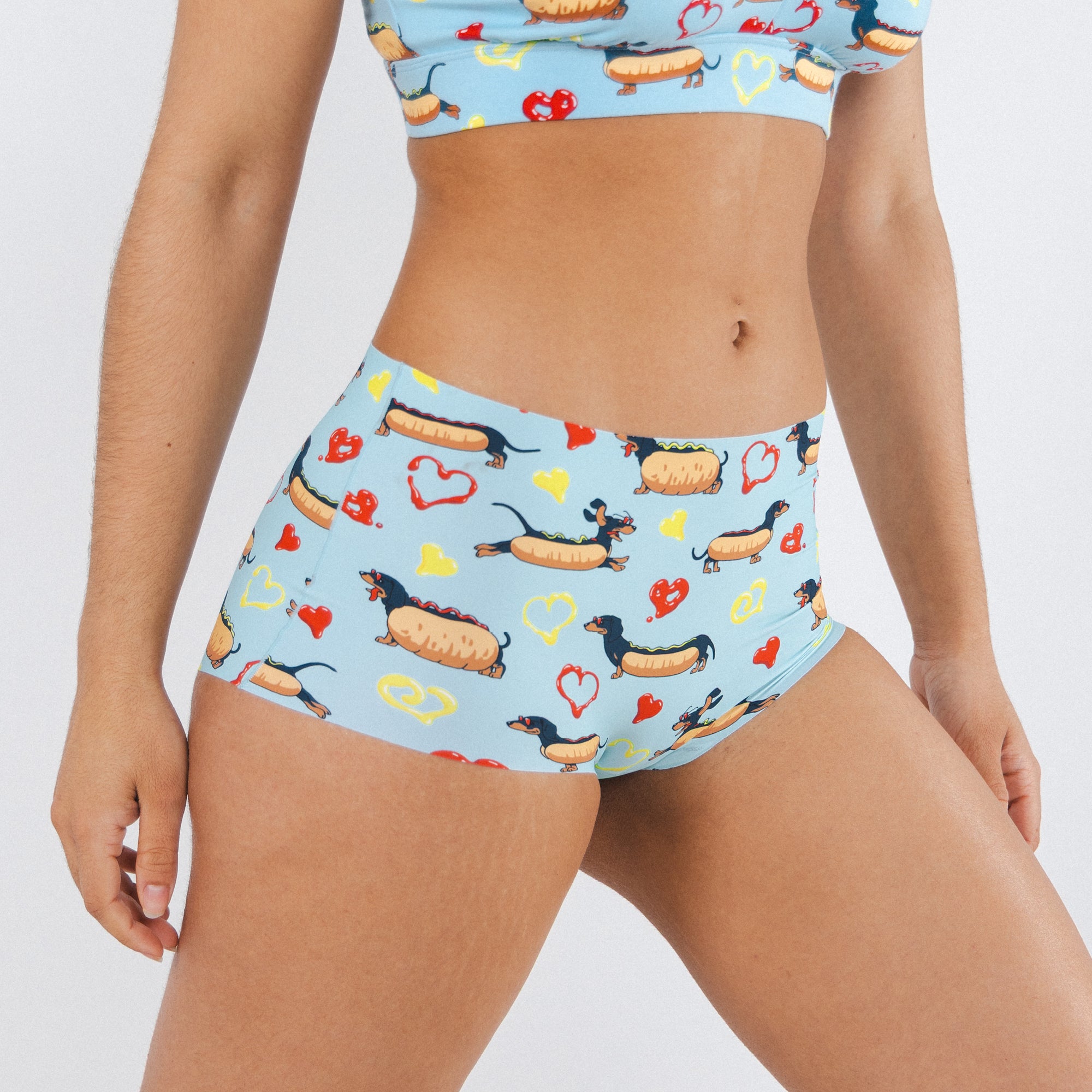 The Lovely Wiener | Wiener Dogs Women’s Seamless Boyshort - Shinesty
