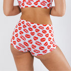 The Pucker Up | Lipstick Kiss Modal Boyshort Underwear - Shinesty