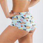 The Lovely Wiener | Wiener Dogs Women’s Seamless Boyshort - Shinesty