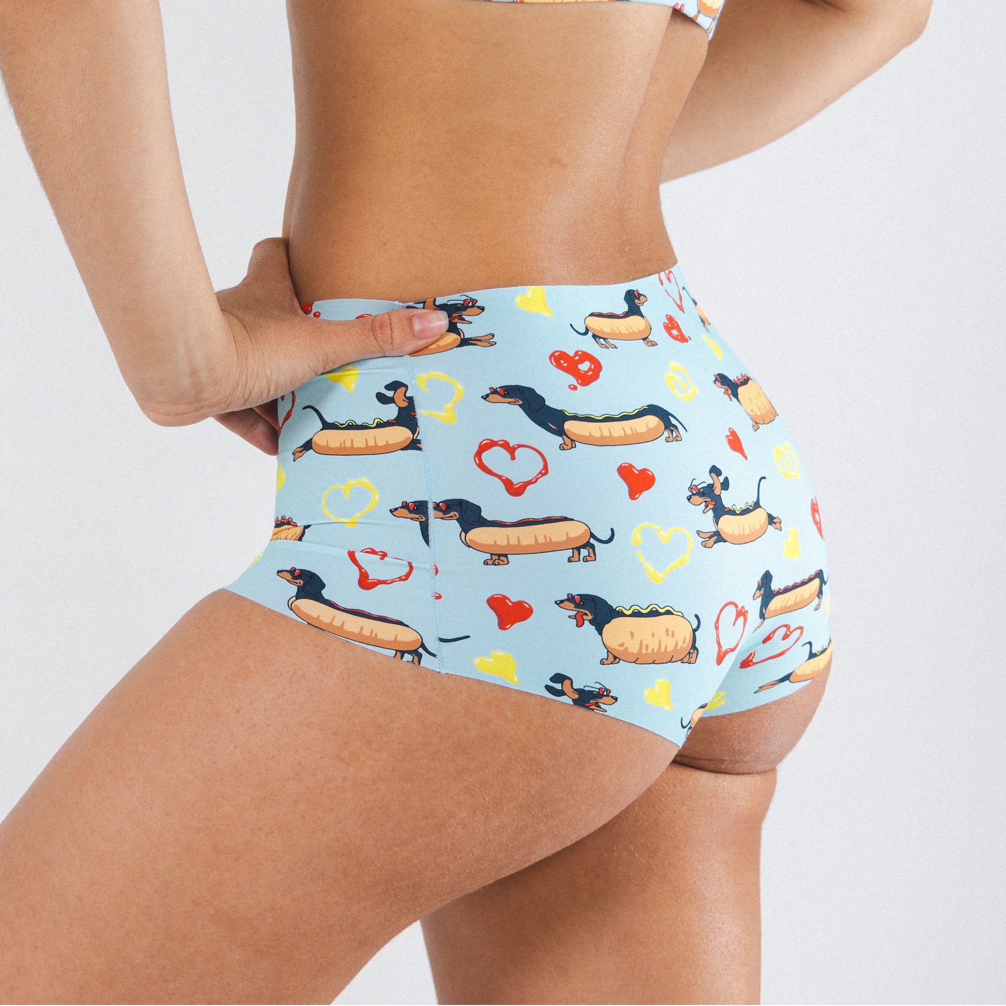 The Lovely Wiener | Wiener Dogs Women’s Seamless Boyshort - Shinesty