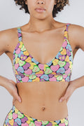 The Candy Crush | Candy Hearts Boob Hammock™ Plunge Bralette - Shinesty