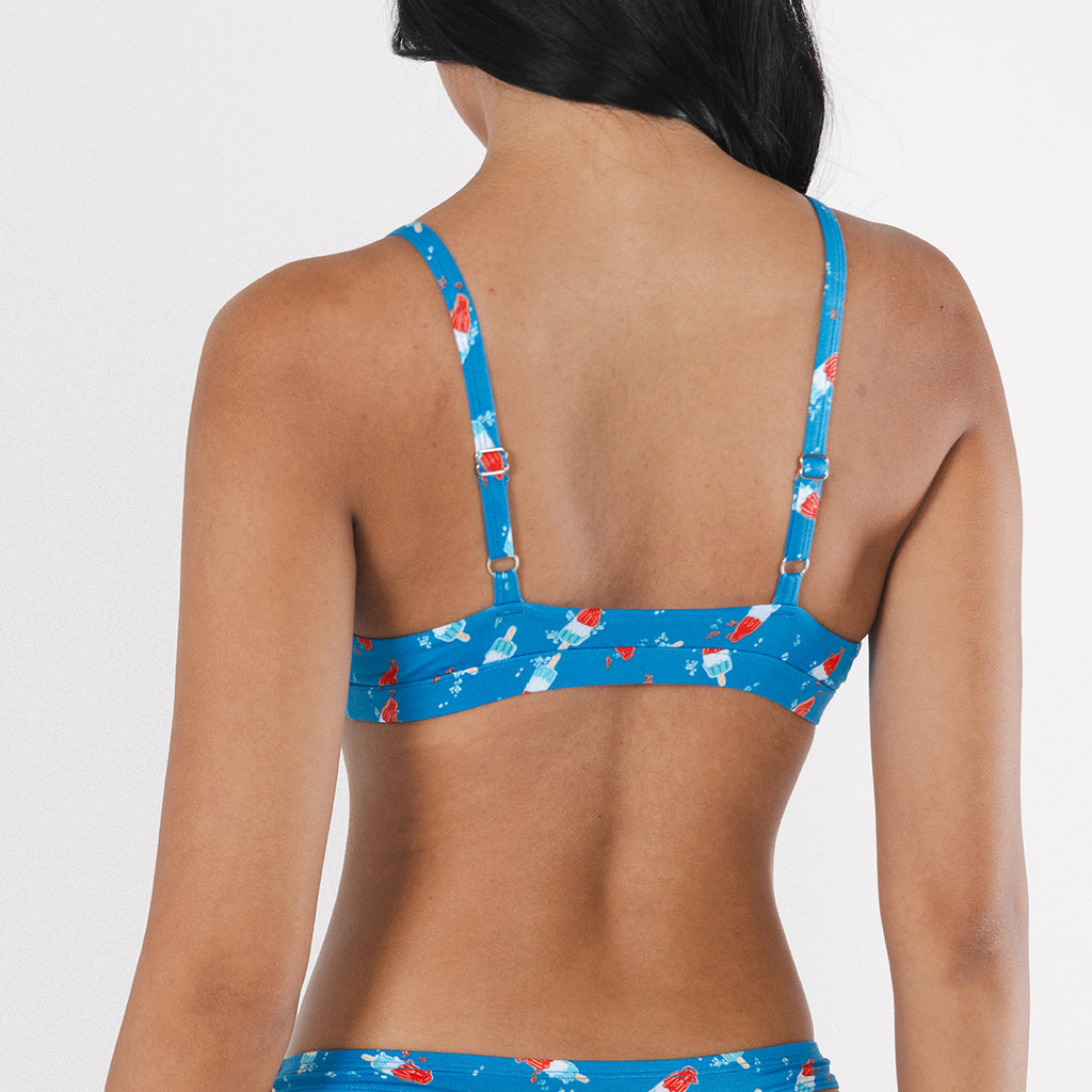 The Popsicle Stick | USA Popsicle Boob Hammock™ Triangle Bralette - Shinesty