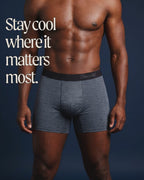 The Slate Charny | Graphite Textured paradICE™ Cooling Ball Hammock® Underwear - Shinesty